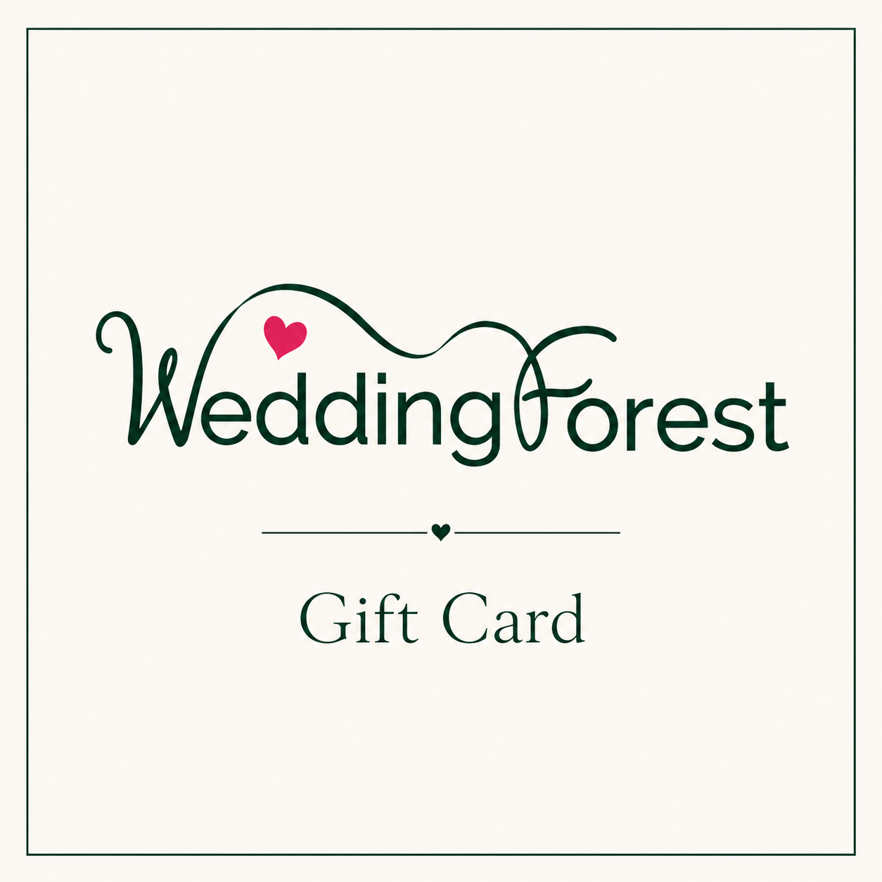 Wedding Forest Gift Card