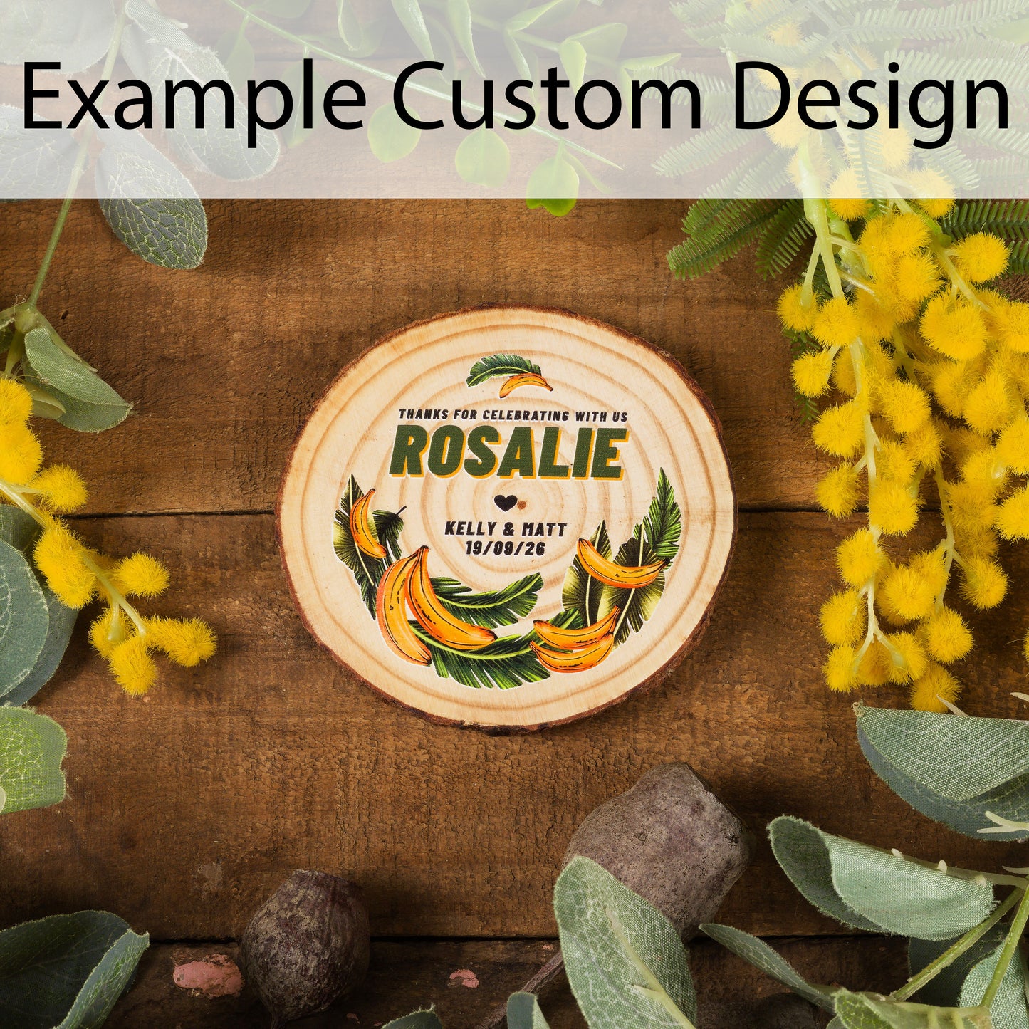 Custom Design - Wedding Coasters