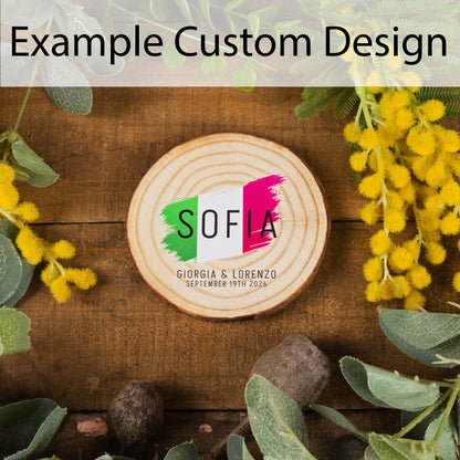 Custom Design - Wedding Coasters