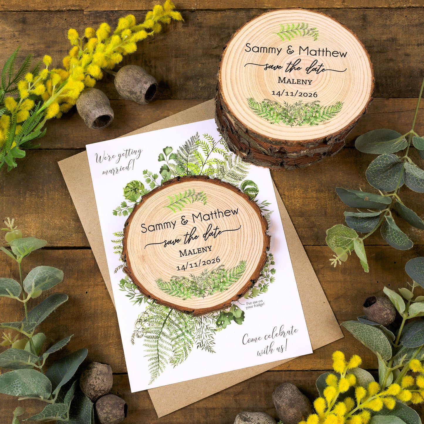 Fern Card Save the Date