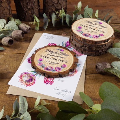 Protea Card Save the Date