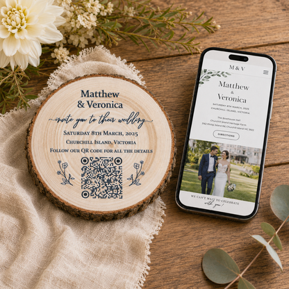 QR Code Wedding Invitation