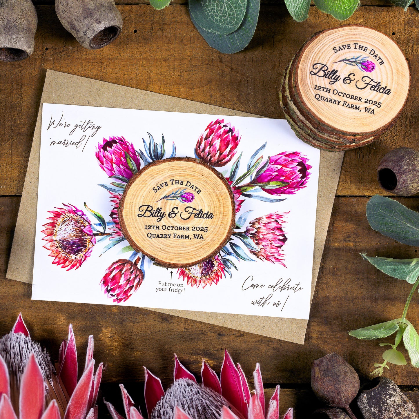 Protea Card Save the Date