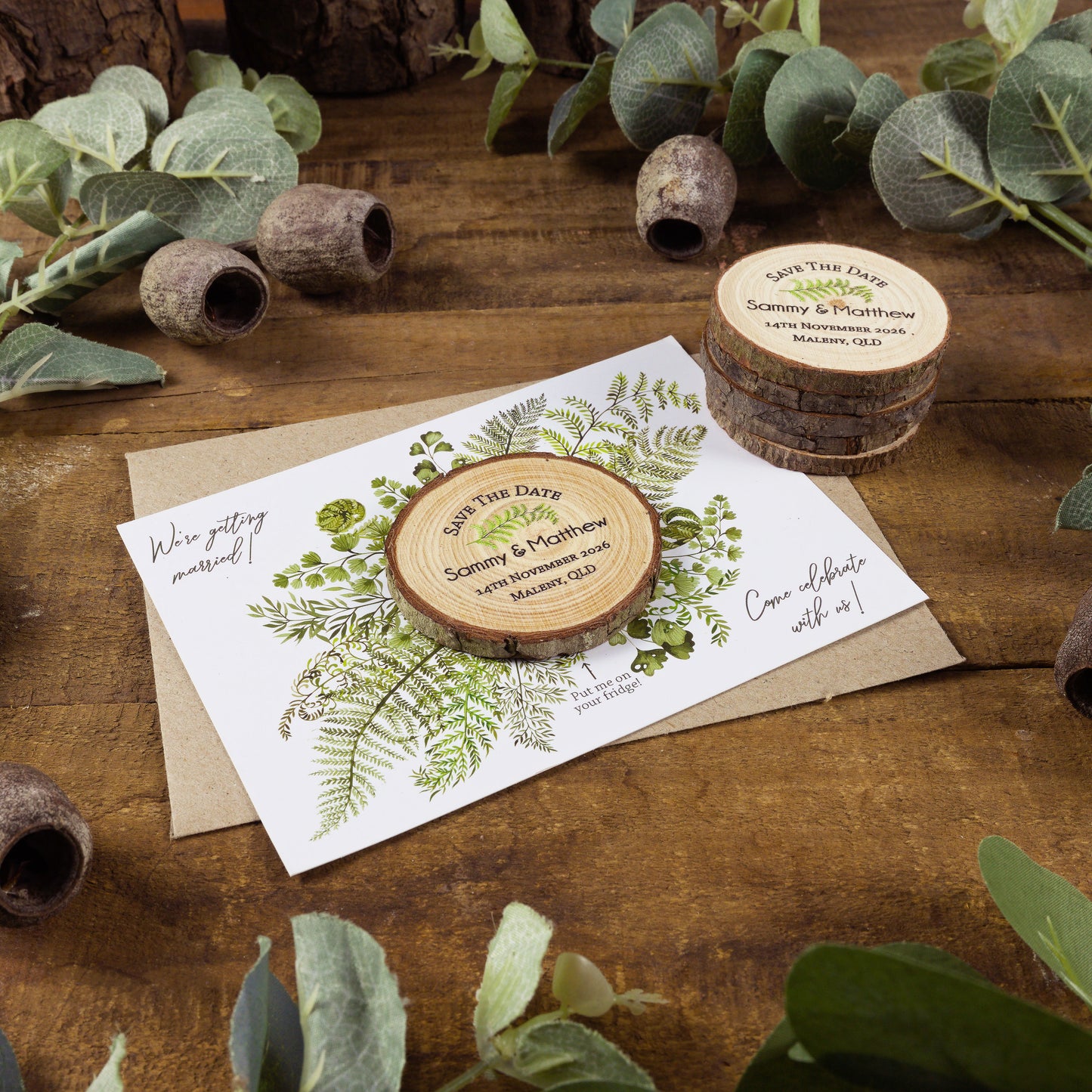 Fern Card Save the Date