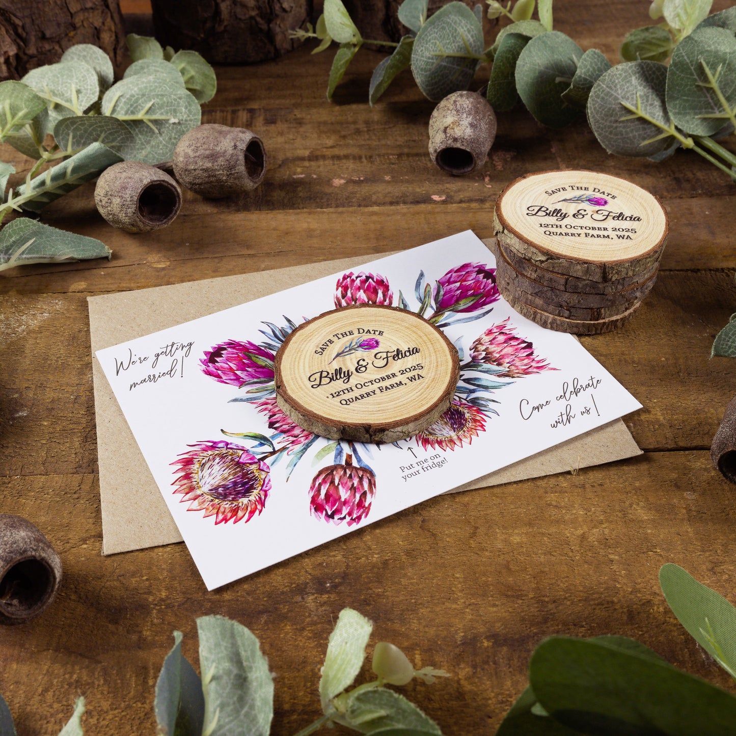 Protea Card Save the Date