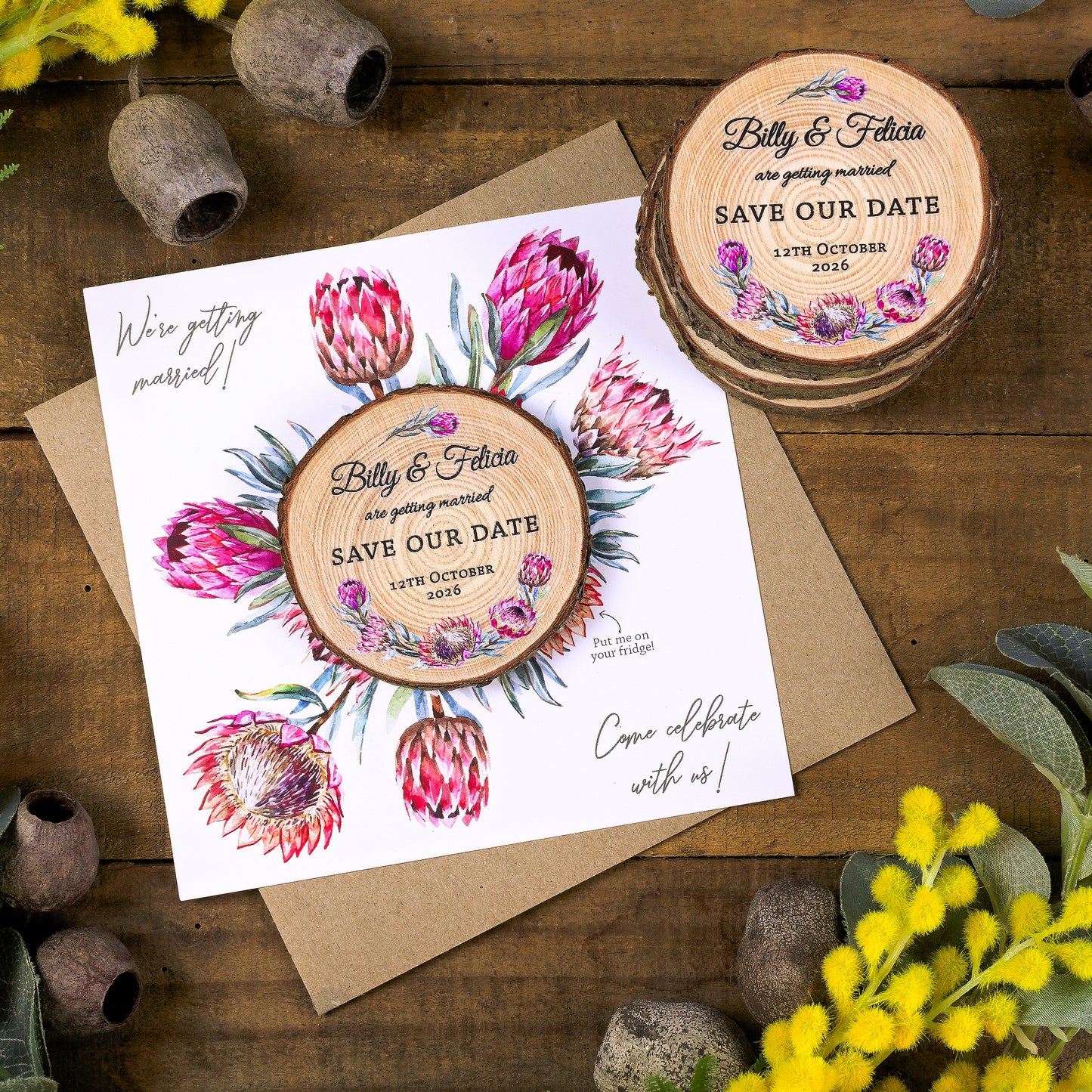 Protea Card Save the Date