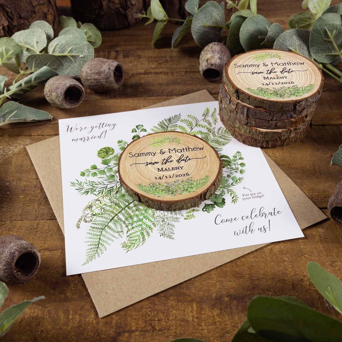 Fern Card Save the Date