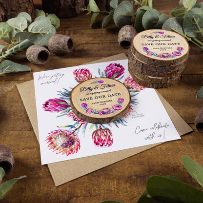 Protea Card Save the Date