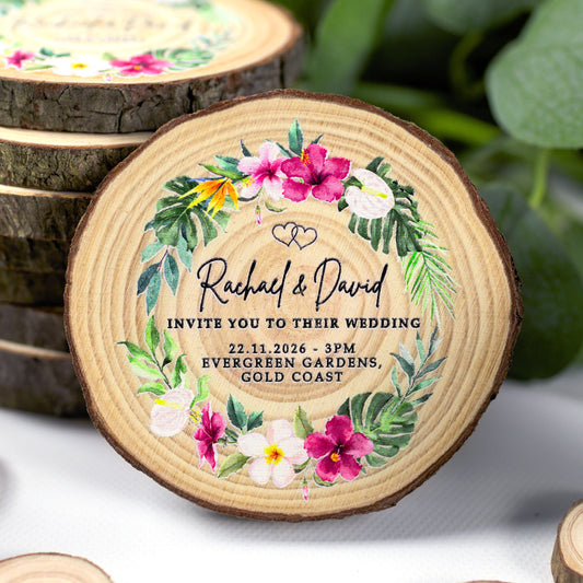 Tropical Wedding Invitation