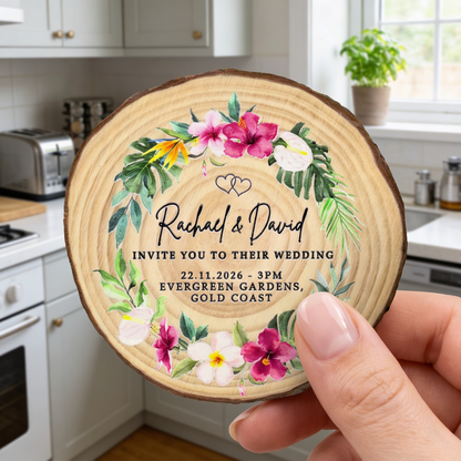 Tropical Wedding Invitation