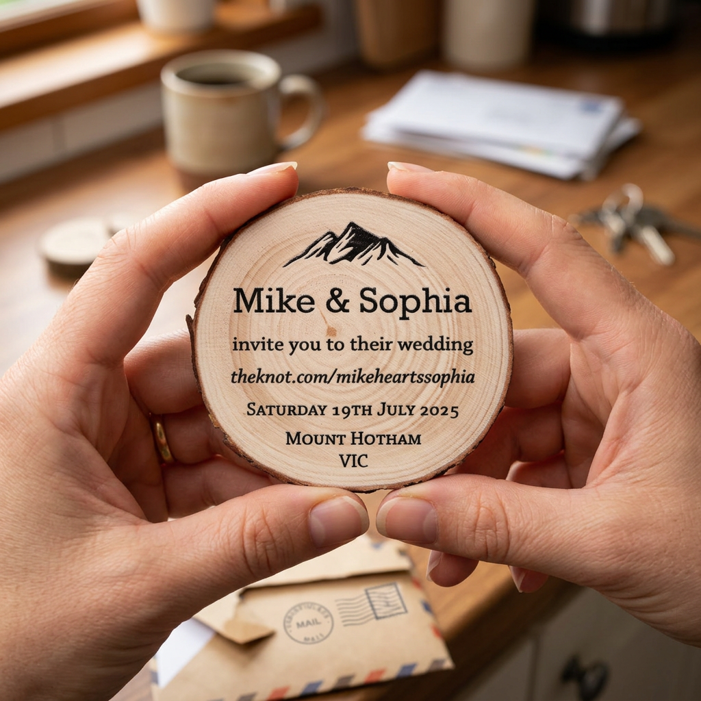Mountain Wedding Invitation